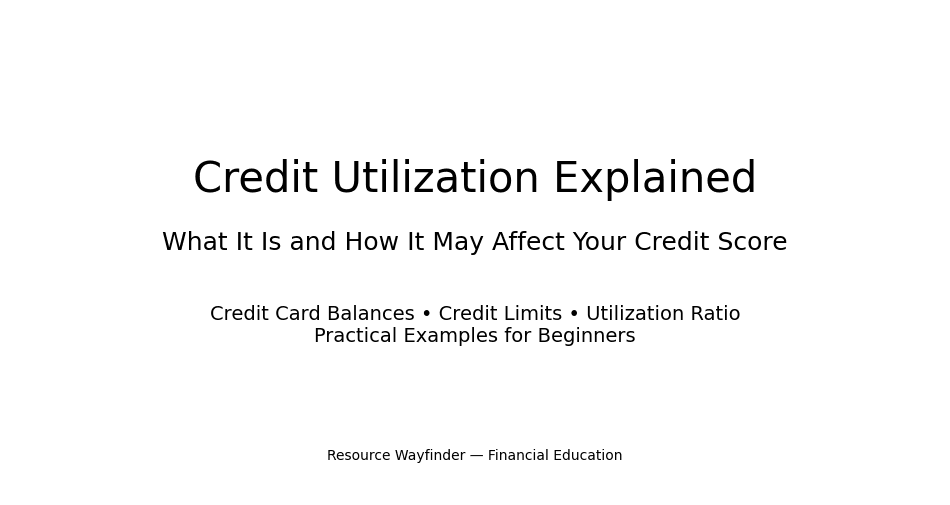 Illustration explaining credit utilization ratio and balances compared to credit limits